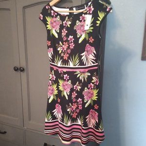 Fit and flare cotton dress